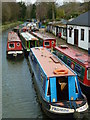 Boat houses at Catteshall