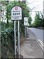 Welcome to Kent sign, Bexley