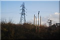 Pylon, West Tilbury Marshes