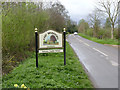 SK6943 : East Bridgford village sign by Alan Murray-Rust