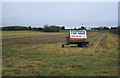 J5677 : Field and sign near Donaghadee by Rossographer