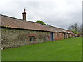 Potting sheds at Flintham Hall walled garden