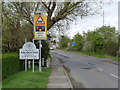 Aslockton village sign