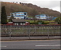 SS9596 : SE corner of Treorchy Comprehensive School by Jaggery