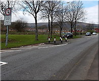 ST2896 : Traffic calming along Maendy Way, Cwmbran by Jaggery