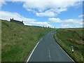 Huddersfield Road approaches the A62 at Standedge