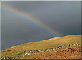 NT3124 : A rainbow at Eldinhope Knowe by Walter Baxter