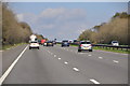 SS8682 : Bridgend District : The M4 Motorway by Lewis Clarke