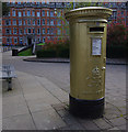 Gold pillar box, Royal Holloway