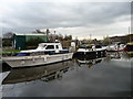 SE5704 : Boats moored on the River Don New Cut by Christine Johnstone