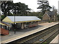 Malvern Link station after rebuilding - down side platform view