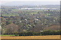 View over north-western Gloucestershire from Linton ridge in April