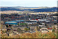 Dens Park and Tannadice Park from Dundee Law