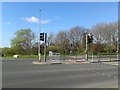 Traffic lights on Bessingby Road