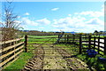 Gate into Farmland near Lodge of Kelton