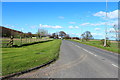 The A745 Approaching the A75