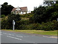 House on a hillside above Llangynidr Road, Beaufort