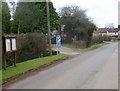 ST4290 : Village notice board, St Brides Netherwent by Jaggery