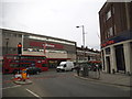 Wembley High Road at the junction of Park Lane