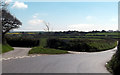 Fields West of Carwinnick with view of Treswallen Farm