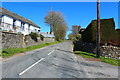 The A711 to Auchencairn leaving Dundrennan