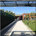 Rushey Green Primary School, path from Penerley Road entrance