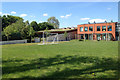 Rushey Green Primary School, view from Penerley Road