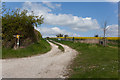 Private track from Berrydown Farm to South Lynch