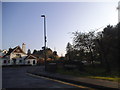 Chevening Road at the junction of the M25, Sundridge