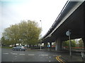 The Croydon flyover from Duppas Hill Lane roundabout