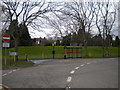 Bus turning area, Rushcliffe Leisure Centre, West Bridgford