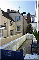 Footpath between 26 Roseland Cottage and 23 Little Sailing Marine Parade St Mawes