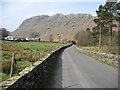 The minor Thirlmere road at Wythburn