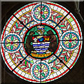 Stained glass window, Buttermarket, Newark