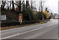 Junction ahead, Neath Road near Bryncoch