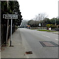 Quarry traffic straight ahead near Bryncoch