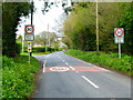 SU6947 : Weston Road enters Upton Grey by Shazz