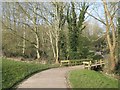 Footbridge over the Wharrage brook, Headless Cross, Redditch