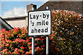 "Lay-by ahead" sign, Ballymena - "Worboys" and "pre-Worboys" comparison