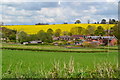 View towards Floud Cottages