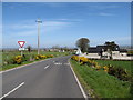 Powerlines crossing the Altnaveigh Road