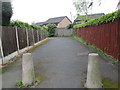 Footpath - end of Parkstone