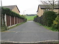 Footpath - end of Bent Lea