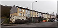 Long row of houses, Monmouth Street, Perthcelyn