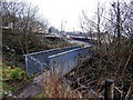 Footbridge over a small stream, Perthcelyn