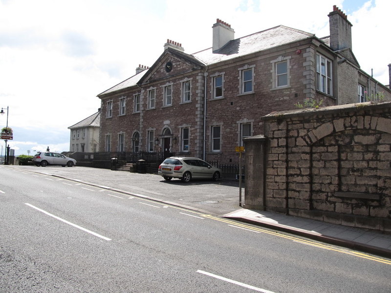 The former Armagh City Hospital, Abbey... © Eric Jones cc-by-sa/2.0 ...