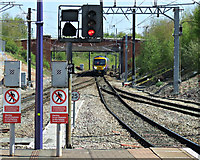 SJ8285 : The Station at Manchester Airport by Thomas Nugent