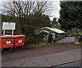 Recycling bank outside the Youth Centre, Blakeney