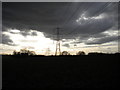 SK6643 : Pylons near Bulcote (2) by Richard Vince