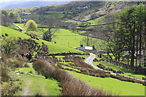 SH6344 : Path descending Cwm Croesor near the Bryn by Roger Davies